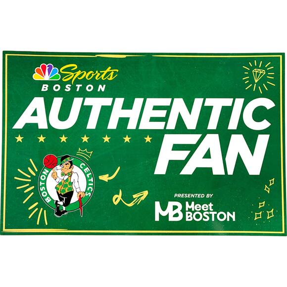 Boston Celtics v New York Knicks Banner Night Authentic Fan Team 2024.10.22 - Picture 2 of 5